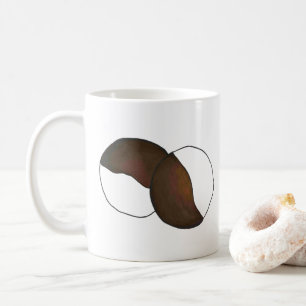 New York City NYC Black en White Cookie Foodie Koffiemok