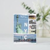 New York City Nyc Briefkaart (Staand voorkant)