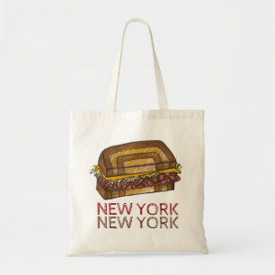 New York City NYC Deli Reuben Sandwich Food Tas