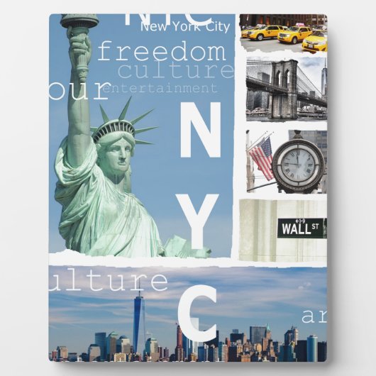 New York City Nyc Fotoplaat (Voorkant)