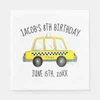 New York City NYC Geel Taxi Cab Verjaardagsfeest