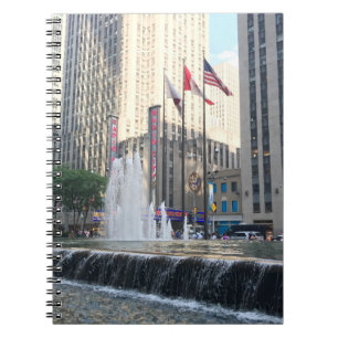 New York City NYC giet Zesde Avenue Foto Notitieboek