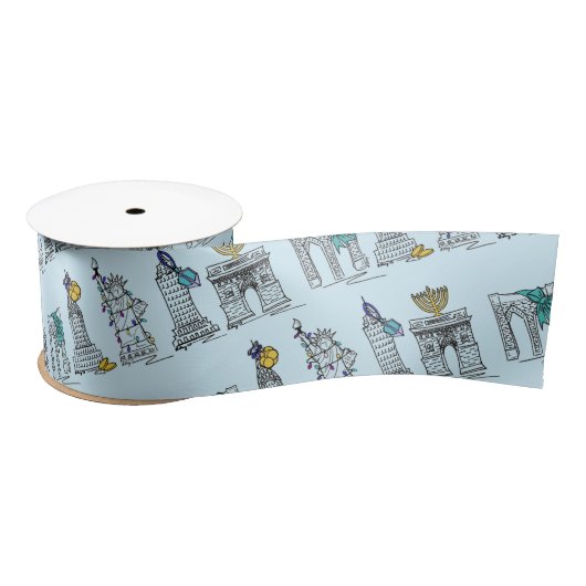 New York City NYC Hanukkah Landmarks Architecture Lint (Spoel)