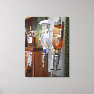 "New York City, NYC" Het paviljoen Canvas Afdruk