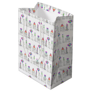 New York City NYC Landmarks Birthday Party Medium Cadeauzakje
