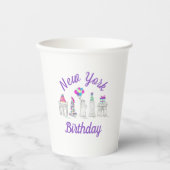 New York City NYC Landmarks Birthday Party Papieren Bekers (Voorkant)