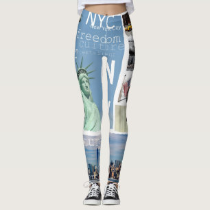 New York City NYC Pop Kunst Leggings