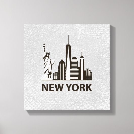 New York City | NYC Skyline Canvas Afdruk (Voorkant)