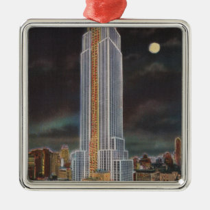 New York City, NYEmpire State Bldg in Metalen Ornament