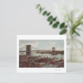 New York City, NYView of the Brooklyn Bridge Briefkaart (Staand voorkant)