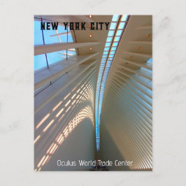 New York City - Oculus World Trade Center Briefkaart