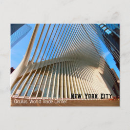 New York City - Oculus World Trade Center Briefkaart