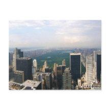 New York City Panoramic Skyline Briefkaart