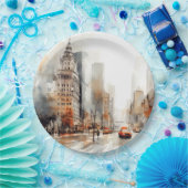 New York City Papieren Bordje (Feest)