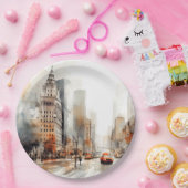 New York City Papieren Bordje (Feest)