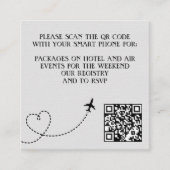 New York City Passport QR Code Enclosure Kaart (Voorkant)