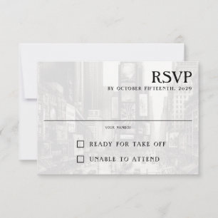 New York City Passport RSVP-kaart RSVP Kaartje