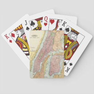 New York City. Pokerkaarten