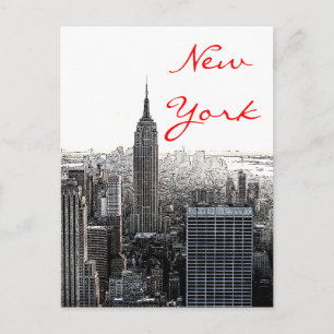 New York City Pop Art Script Briefkaart