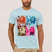 New York City Pop Art T-shirt (Voorkant)