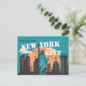 New York City Post kaart (Staand voorkant)