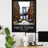 New York City Poster (Thuiskantoor)
