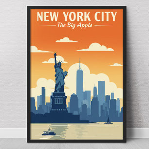  New York City Poster