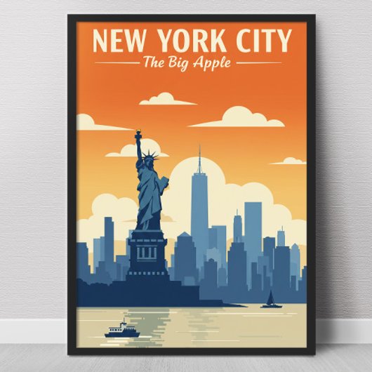  New York City Poster