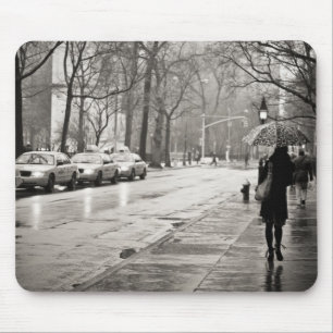 New York City - Rainy Day in Greenwich Village Muismat
