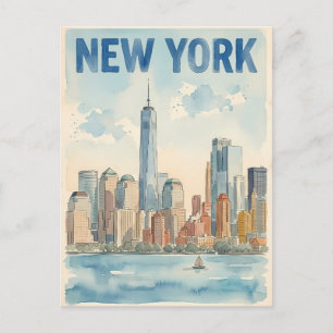 New York City reis ansichtkaart Briefkaart
