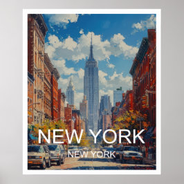 New York City Reizen Poster Art Print Poster