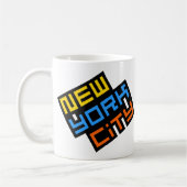 New York City Retro Logo Mok (Links)