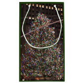 New York City Rockefeller Center kerstboom Klein Cadeauzakje (Achterkant)