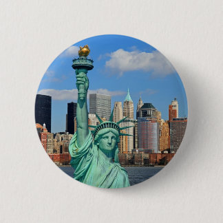 NEW YORK CITY RONDE BUTTON 5,7 CM