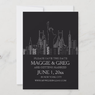 New York City Save The Date Aankondiging