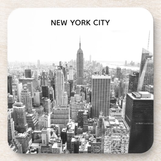 New York City Skyline Bier Onderzetter (Voorkant)