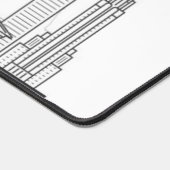 New York City Skyline Black Modern Manhattan NYC (Coin)