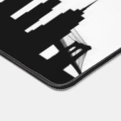 New York City Skyline Black Modern Manhattan NYC (Coin)