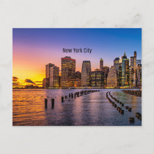 New York City skyline Briefkaart