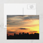 New York City Skyline Briefkaart (Voorkant / Achterkant)