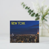 New York City Skyline Briefkaart (Staand voorkant)