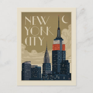 New York City Skyline Briefkaart