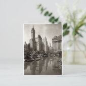 New York City Skyline Briefkaart (Staand voorkant)