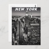 New York City Skyline Briefkaart (Voorkant / Achterkant)