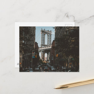 New York City Skyline Brooklyn Bridge Briefkaart