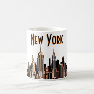 New York City Skyline Café Mug