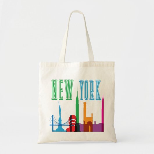 New York City Skyline Canvas tas (Voorkant)