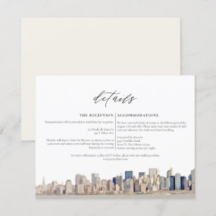NEW YORK CITY Skyline Details Enclosure Card Kaart