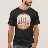 New York City Skyline Emblem T-shirt (Voorkant)