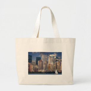 New York City Skyline Grote Tote Bag